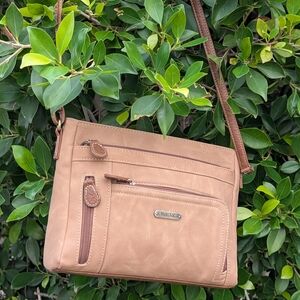 Milleni Tan Crossbody Bag